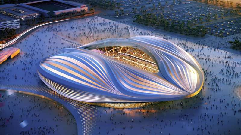 stadio in Qatar calcio del futuro football of the future futebol do futuro