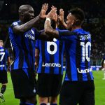 giocatori dell'Inter esultano in inter-napoli