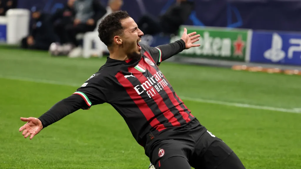 bennacer esultanza milan-napoli champions league